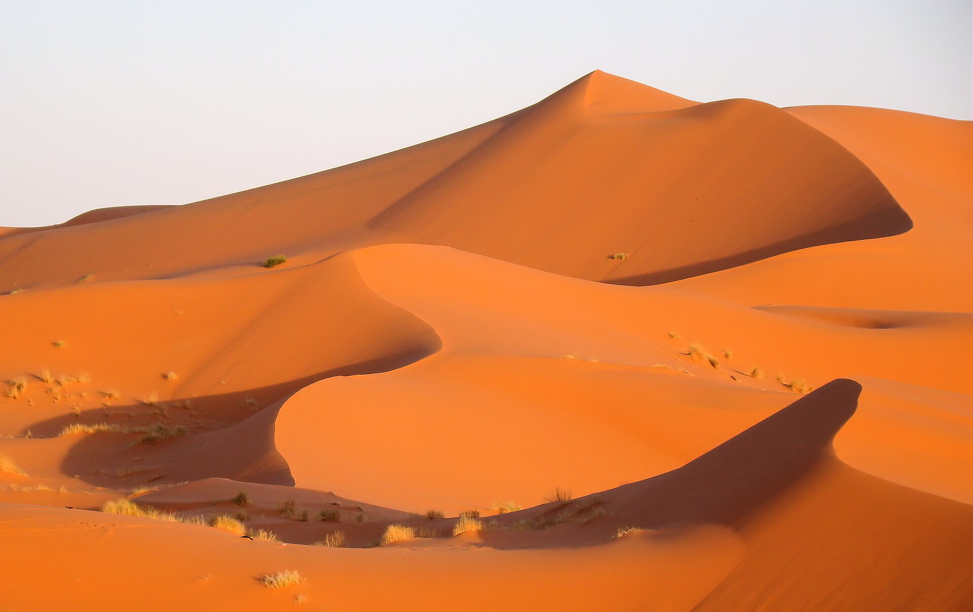 Dunes de Merzouga, désert du Sahara marocain